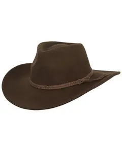 Outback Trading Co Men's Co. Cooper River Crushable Australian Wool Hat - 1391 Brown