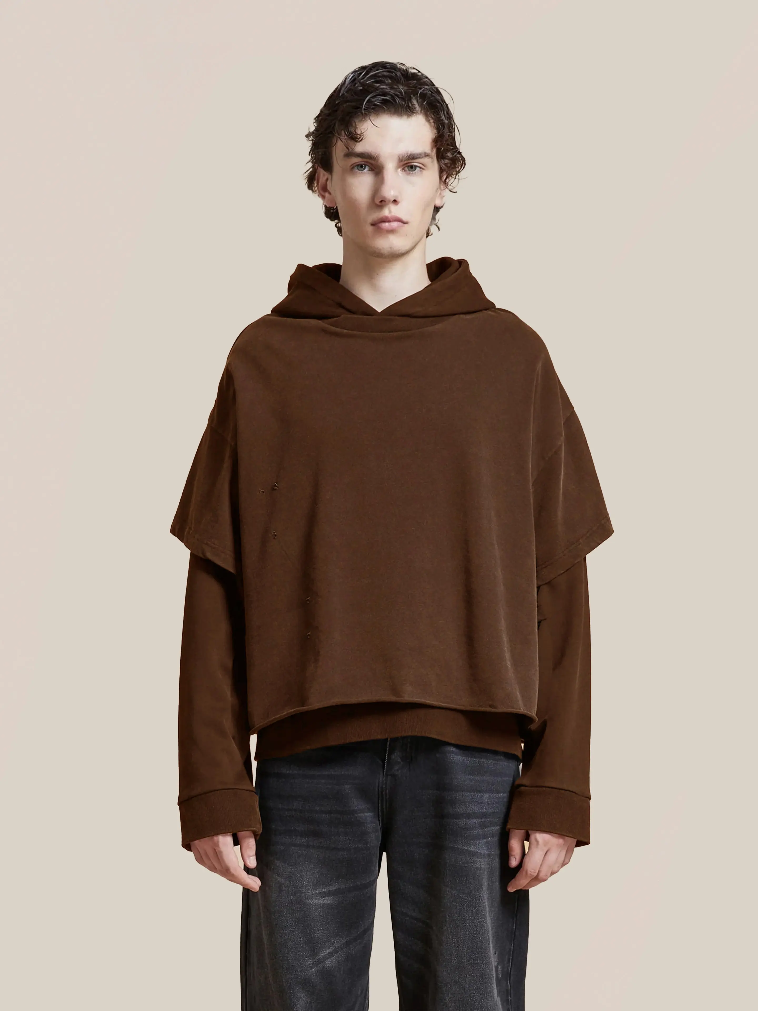 Double Layer Hoodie