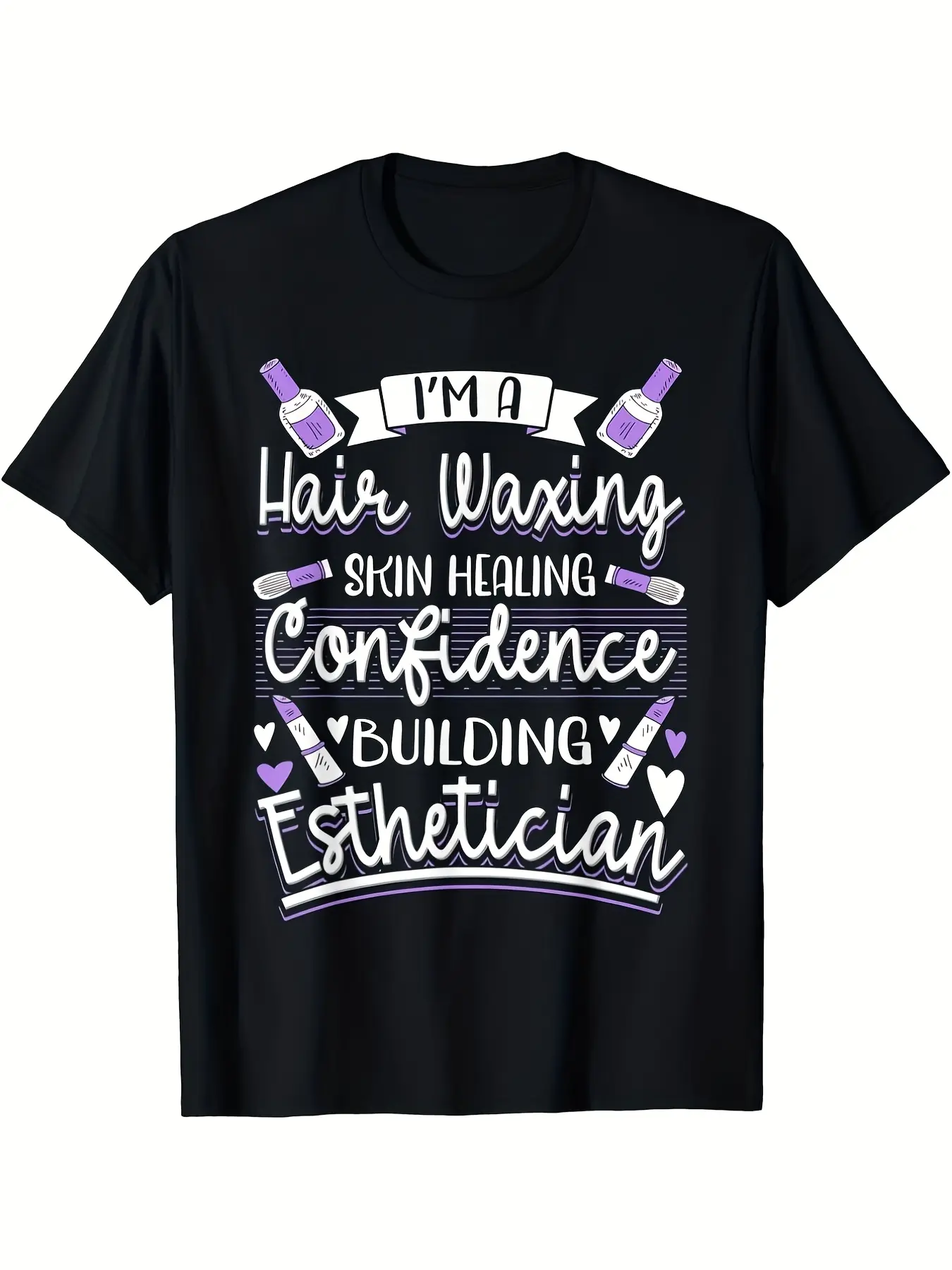 Esthetician Aesthetician Cosmetology Tee Shirts Gi  unisex soft cotton short sleeve t shirt, vintage graphic casual tee for men women teens, perfect birthday holiday gift for camping travel gym daily street  wear