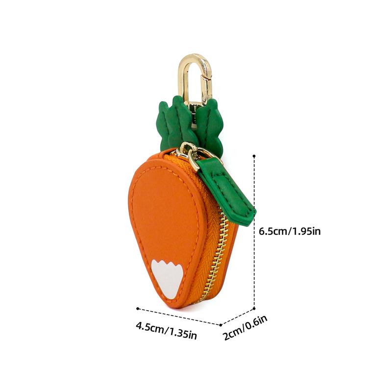 Fruit Shape Cherry Design Fruit Charm Coin Purse Blueberry Peach Cute Key Chain Mini Pouch Wallet Gift For Airtag Girl Women bag charms purse charms bag charm purse accessories cherry charm for bag