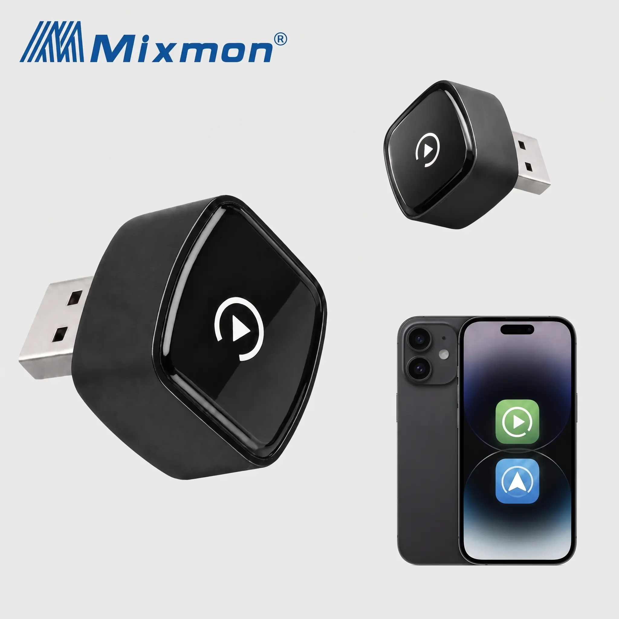 2027 Wireless CarPlay & Android Auto Adapter – Converts Factory Wired CarPlay/Android Auto to Wireless, Plug & Play USB Dongle, for Vehicles with Built-In Wired CarPlay or Android Auto Only
