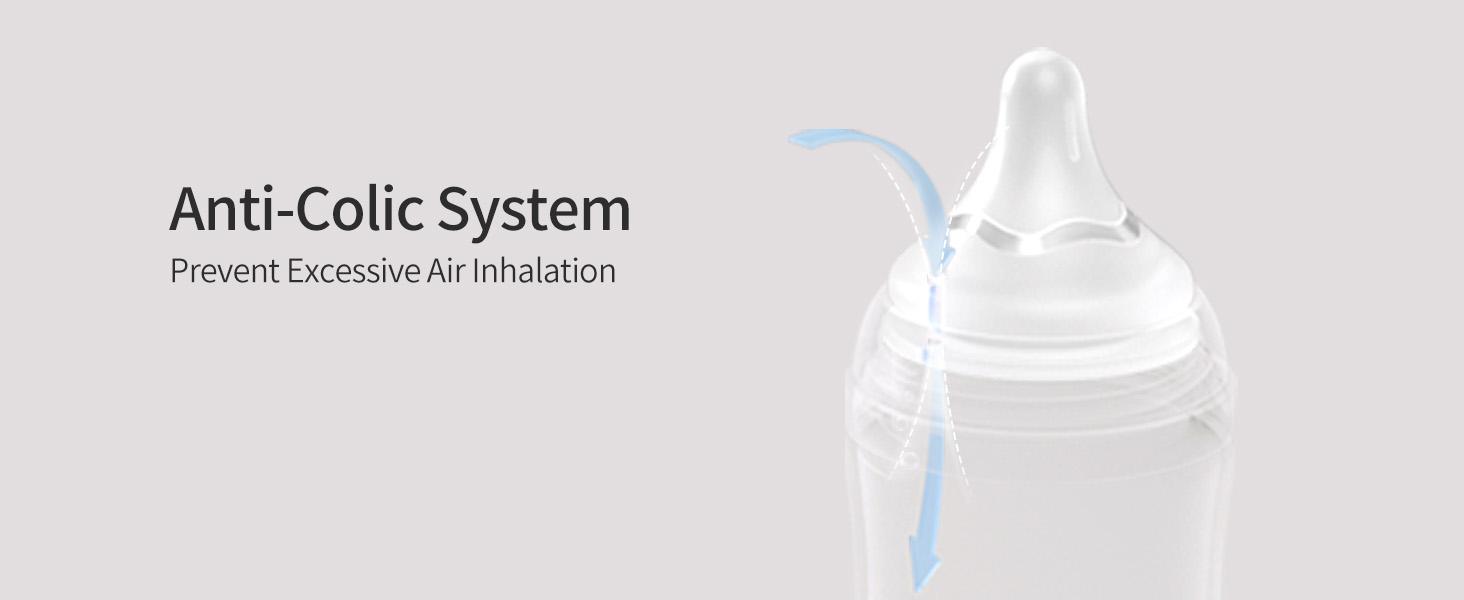 Pigeon PP Nursing Bottle Wide Neck, Anti-Colic, Streamlined Body, Natural Feel, Easy to Clean, 8.1 Oz(Pack of 4), Includes 4pcs M Nipples (3m+)  baby registry essential