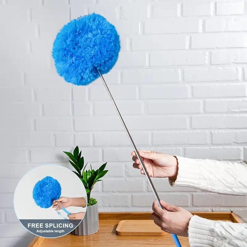 Extendable Microfiber Ceiling Fan Duster - Long Handle, Dust-Locking, Reusable & Machine Washable, Effortless Cleaning Brush for High Ceilings & Ceiling Fans, Ceiling Fan Cleaner，Christmas gifts