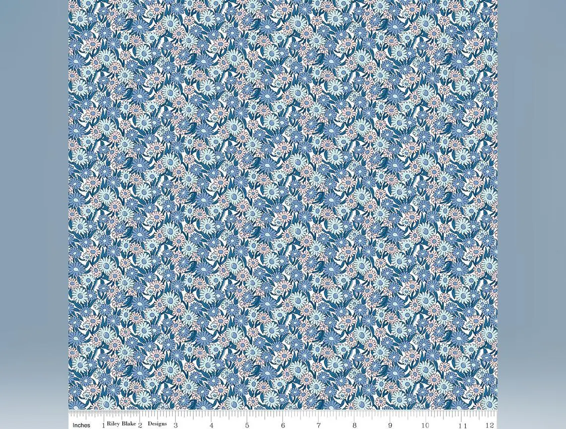 Heirloom Collection | Marguerite Meadow D by Liberty Fabrics for Riley Blake Designs | 016668111D