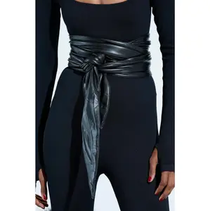 ESSENTIAL WRAP AROUND TIE BLACK BELT