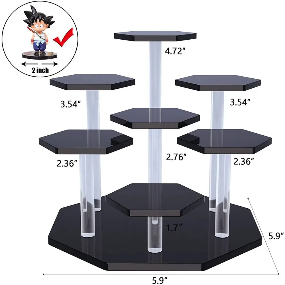 Versatile Showcase, Clear Acrylic Display Stand, for Dolls, Cosmetics, Collectibles, Spices, Jewelry, Ideal for Valentine's Day Gifts, Retail Displays, Home Organization