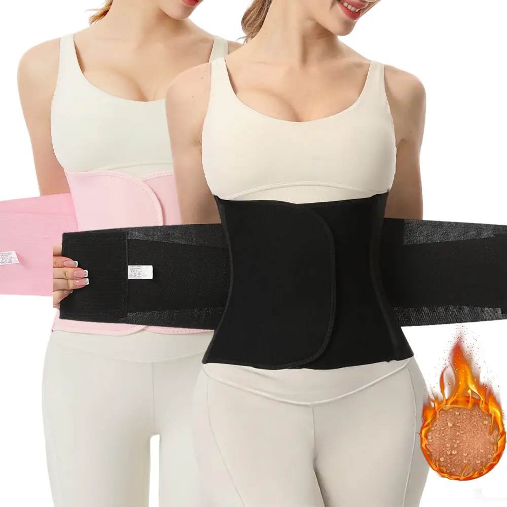 Women's Waist Trainer Corset - Tummy Control Shapewear, Stomach Belt, Postpartum Band with Style for Activewear, Athletic Sports Clothes, Day Use