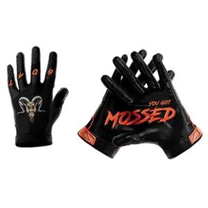 G.O.A.T. - "You Got Mossed"/ Ultra Grip Football Premium Gloves Sports Gear