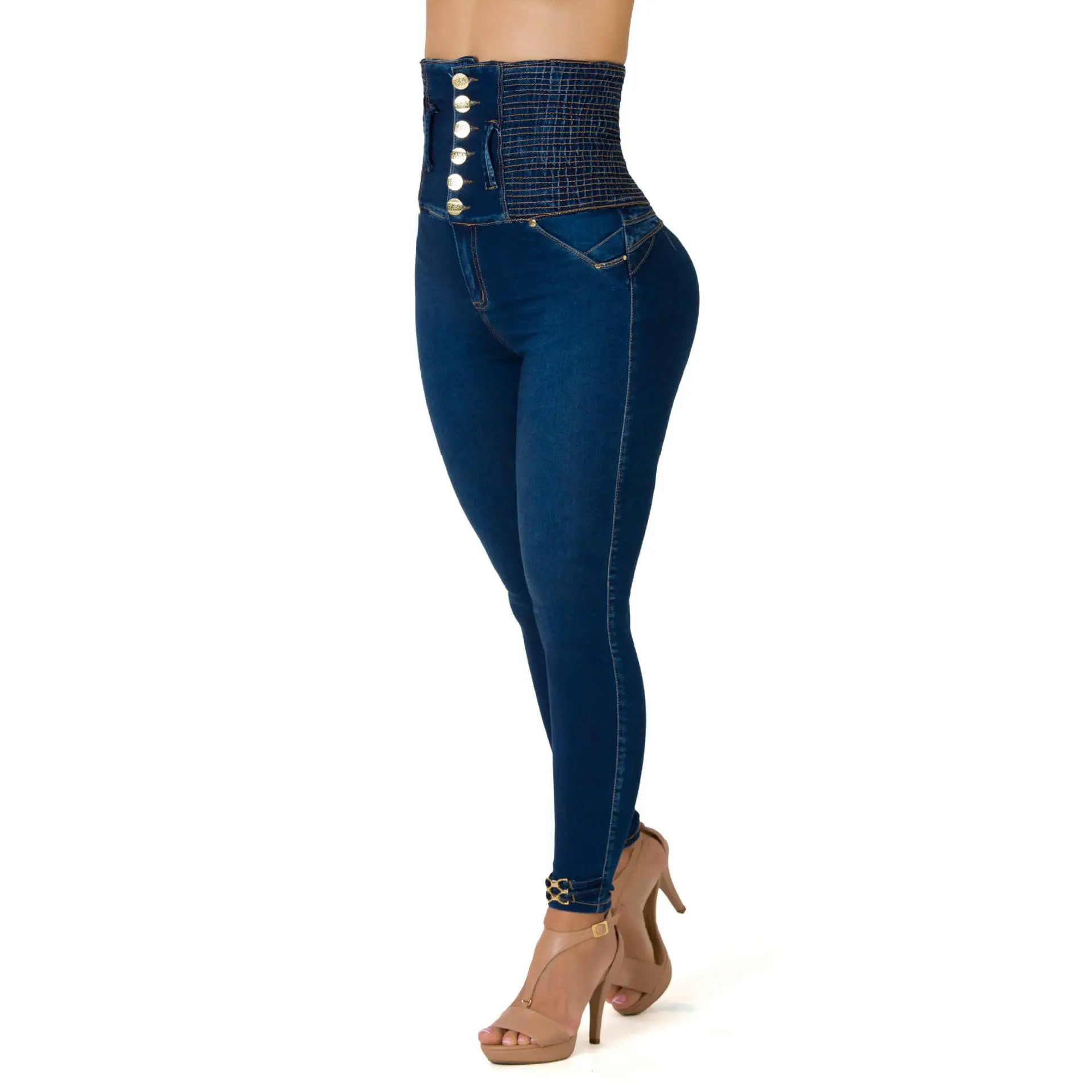 ItatI Jeans Skinny  Levanta Cola Super Alto 52313CTT-N