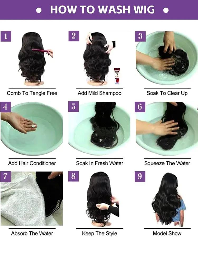 MYLOCKME Women's 360 Glueless Full Lace Wig, 180 Density Brazilian Hair, 32-34 Inch Kinky Yaki Straight, 13x6 HD Lace Frontal, Preplucked Human Hair Wig