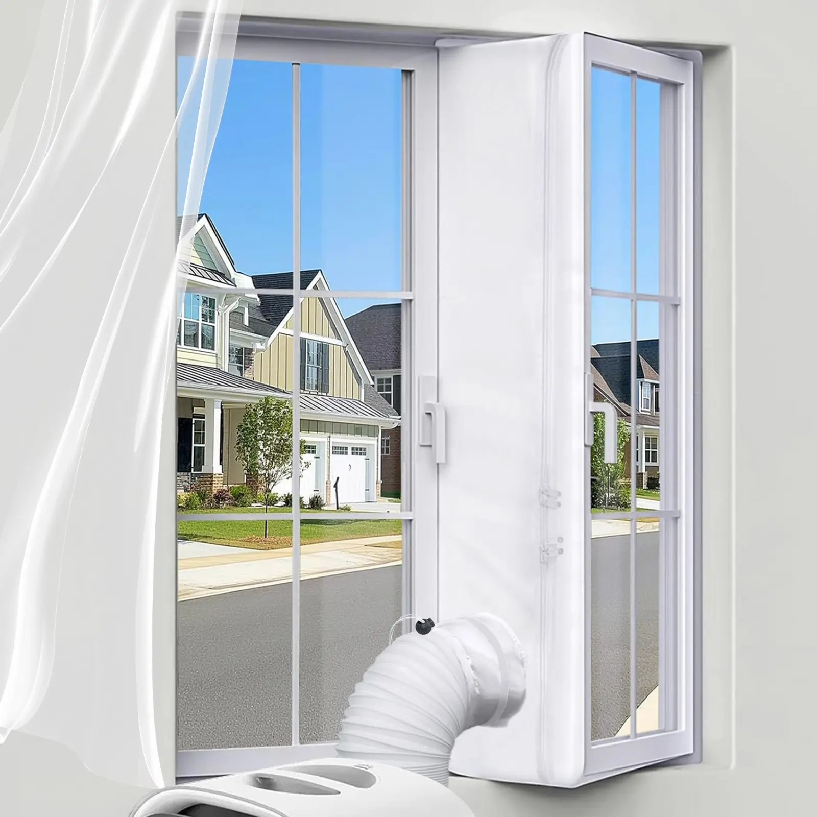 Window Seal Cloth, Portable Air Conditioner & Dryer Accessory, Universal Window Sealing Strip (3m, 4m, 5m), Suitable for Various Mobile Ac Devices