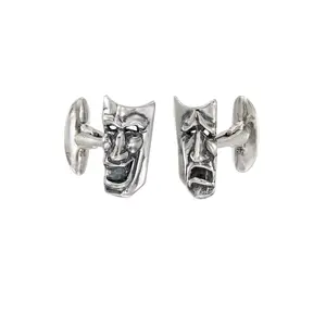 Comedy & Tragedy Large Cufflinks