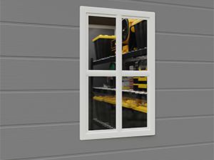 【2 Packages Shipping】Gizoon 6x4.4 FT Resin Storage Shed Outdoor, Resin Shed with Floor, Garden Shed Weather Resistant Plastic Tool Shed with Lockable Door for Backyard, Garden, Patio, Lawn