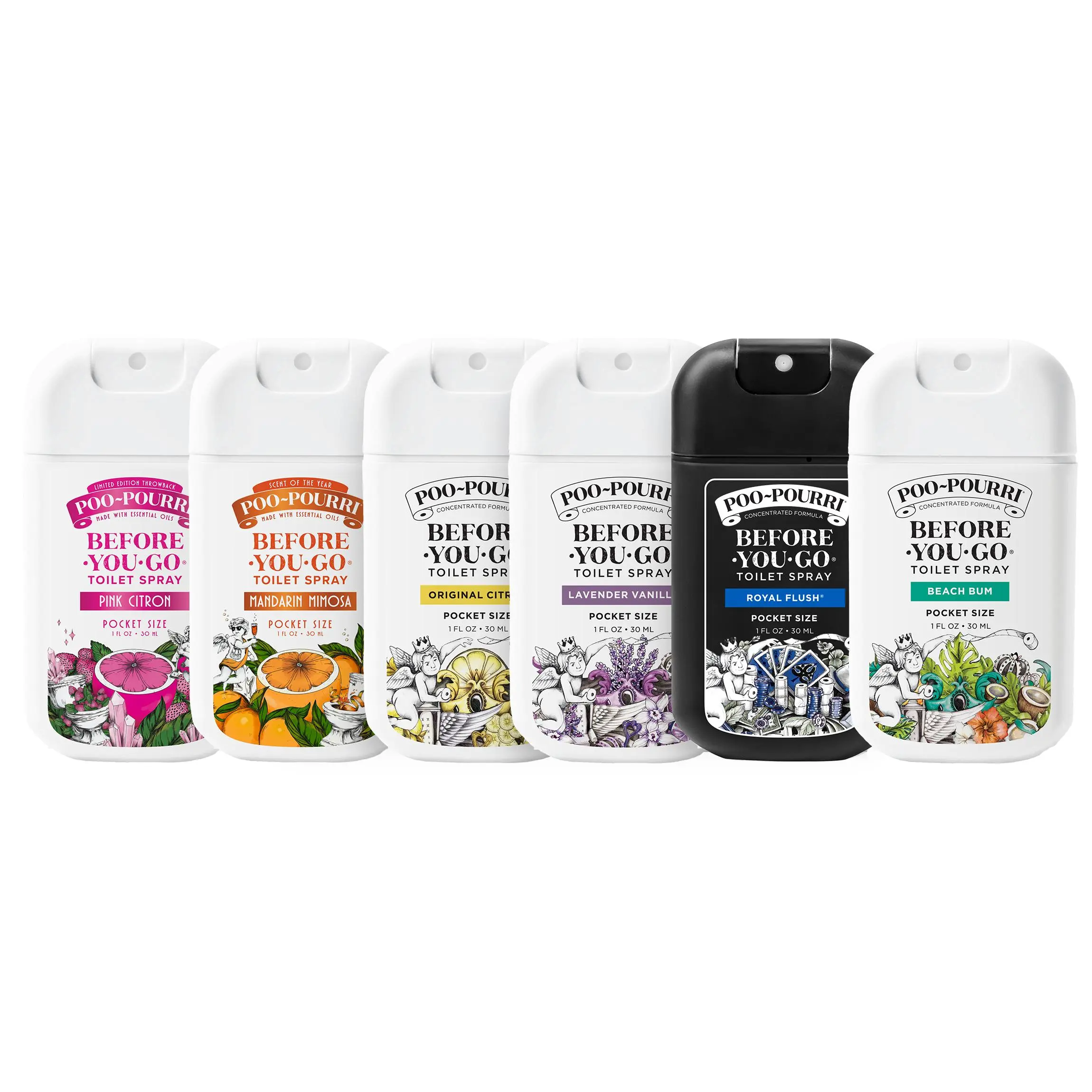 Poo~Pourri Pocket Spray 1oz - Travel Ready Before-You-Go Toilet Spray