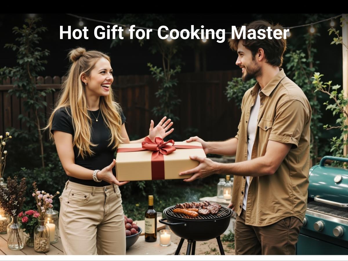 【One-Touch Max Fire】Culinary Propane Cooking Blow Torch Gun with a Safety Lock, Charcoal Lighter, Flame Thrower, Kitchen Food Torch Head for Grill, Sous Vide, Outdoor BBQ (Tank Not Included), Black Friday Picks, Christmas Gift