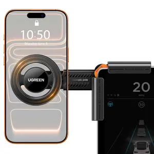 UGREEN Phone Holder for Tesla Model 3 and Y Accessories Magsafe Car Mount Magnetic Phone Mount Strongest Magnet Power Compatible with iPhone 17 16 15 14 13 Plus Pro Max Series