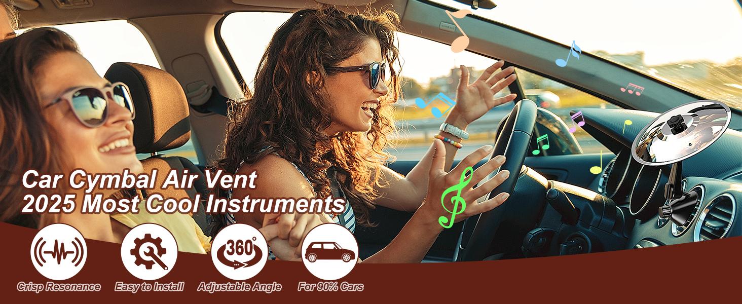 Windyway Car Cymbal air outlet,car drum, drum set, steering wheel percussion,stress-relieving interactive drum,driving without boredom,freely control the rhythm,no restrictions on vehicle type, Adjustable,Perfect Gift Windyway Car Cymbal air outlet,car drum, drum set, steering wheel percussion,stress-relieving interactive drum,driving without boredom,freely control the rhythm,no restrictions on vehicle type, Adjustable,Perfect Gift