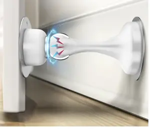 Magnetic Door  2 Pack, Door Stops for Wall and Floor Mounting, Door  for Bottom of Door Door Holder Keep Door Open, No Drilling Door Stop with 3D Adhesive Tapes home stopper