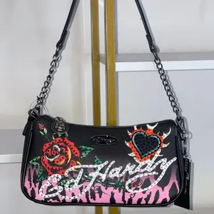 Ed Hardy Skull Rhinestone Hanbag