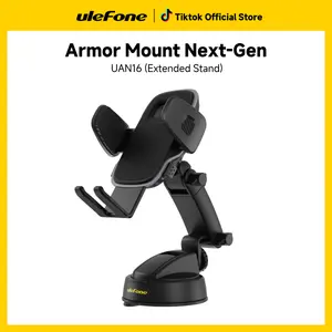 Ulefone Armor Mount Next-Gen UAN16, Versatile Phone Holder, Universal Car Mount Dashboard & Windshield Suction Cup Phone Holder for All Smartphones