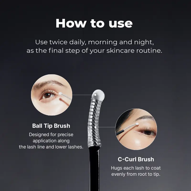 Peptide Lash Serum usage