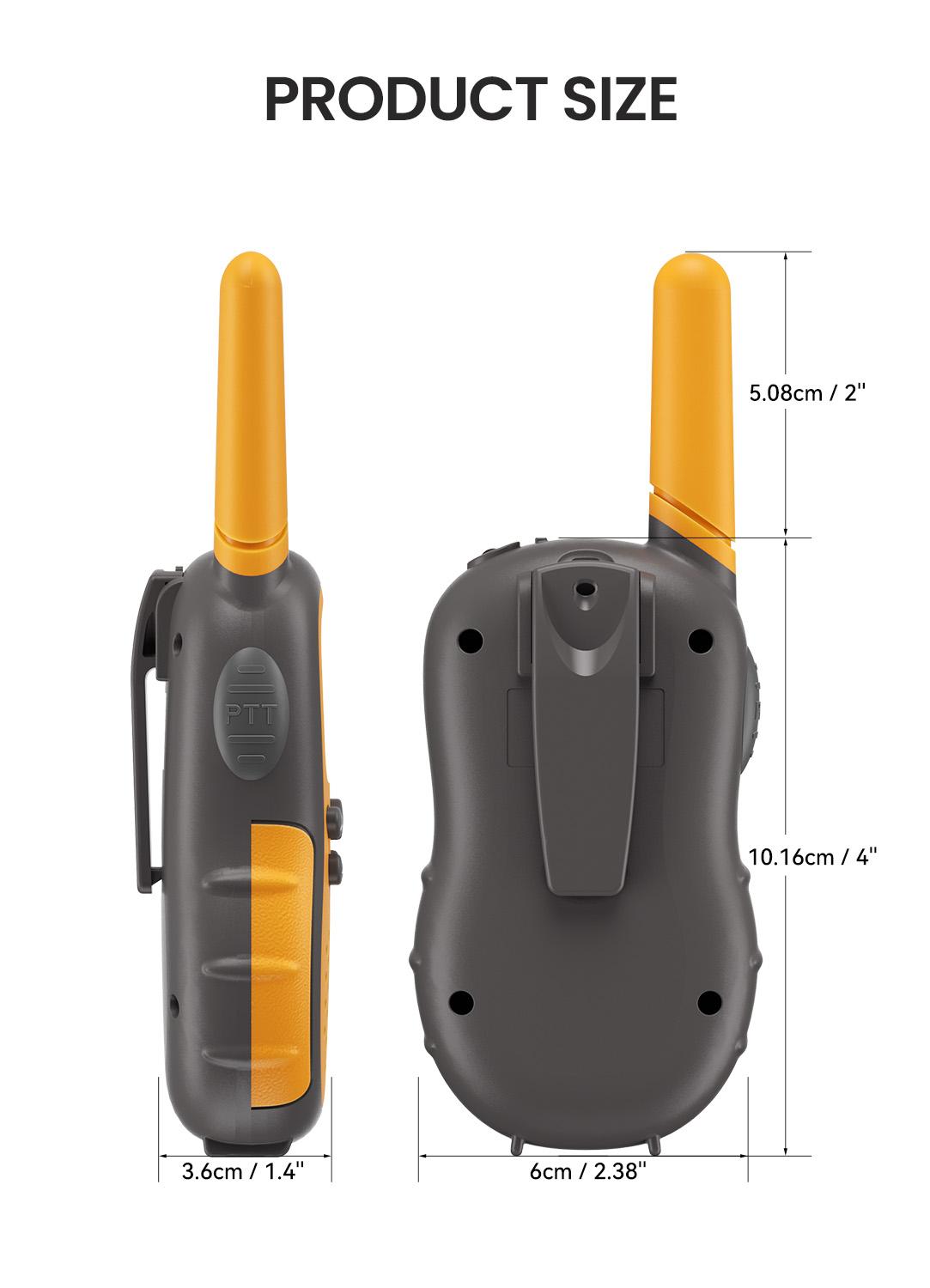 FOREDOM Kids Walkie Talkies FD666 Outdoorfun Toy Walkie Talkies Long Range for Boys & Girls Age 3+