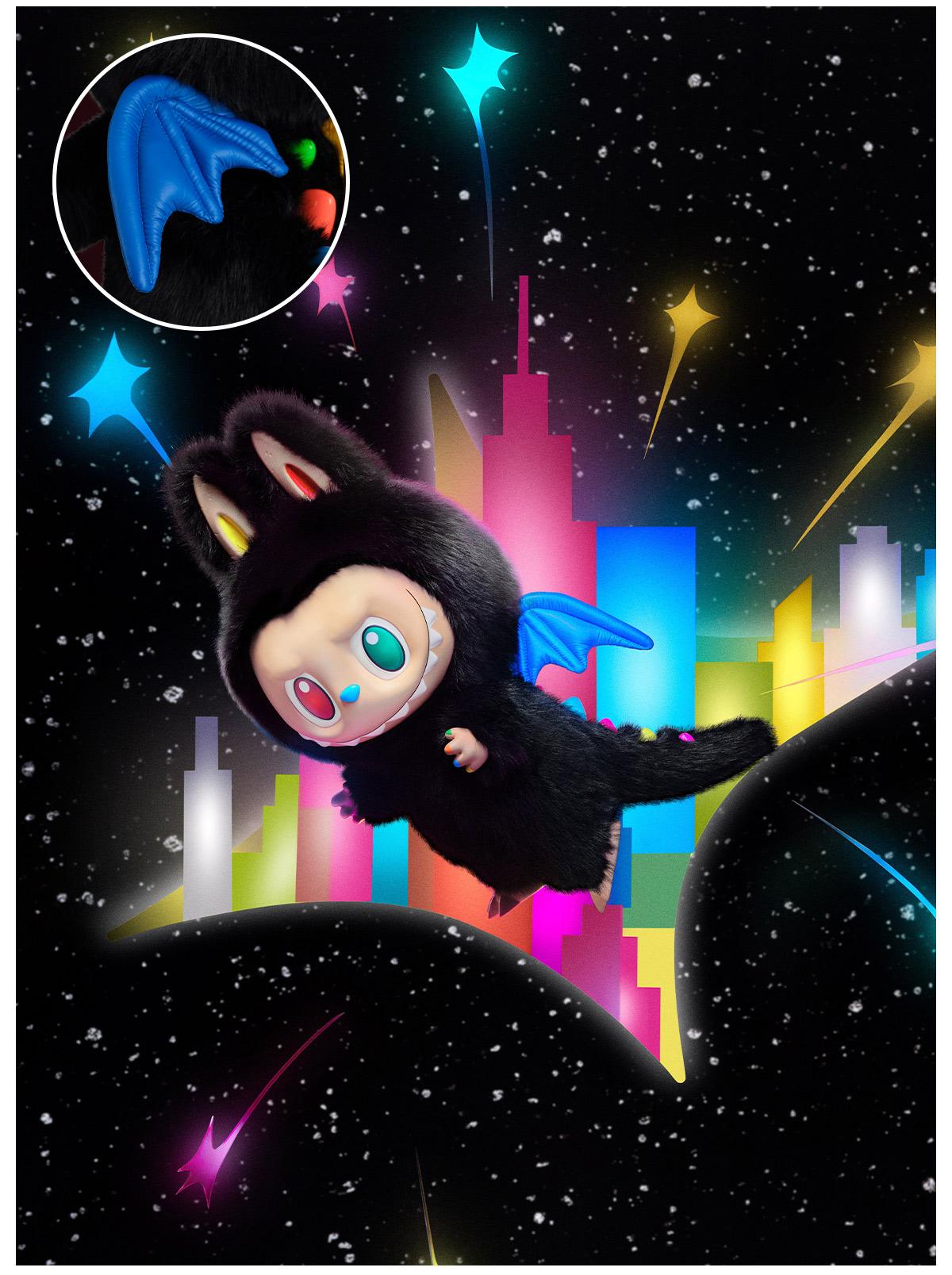 [Spanish] - POP MART THE MONSTERS 10th Anniversary Series-ZIMOMO Muñeco de vinilo de peluche