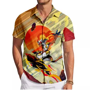 Infernape PKM Hawaiian Shirt | Cool Summer Anime Vibes for Men & Fans