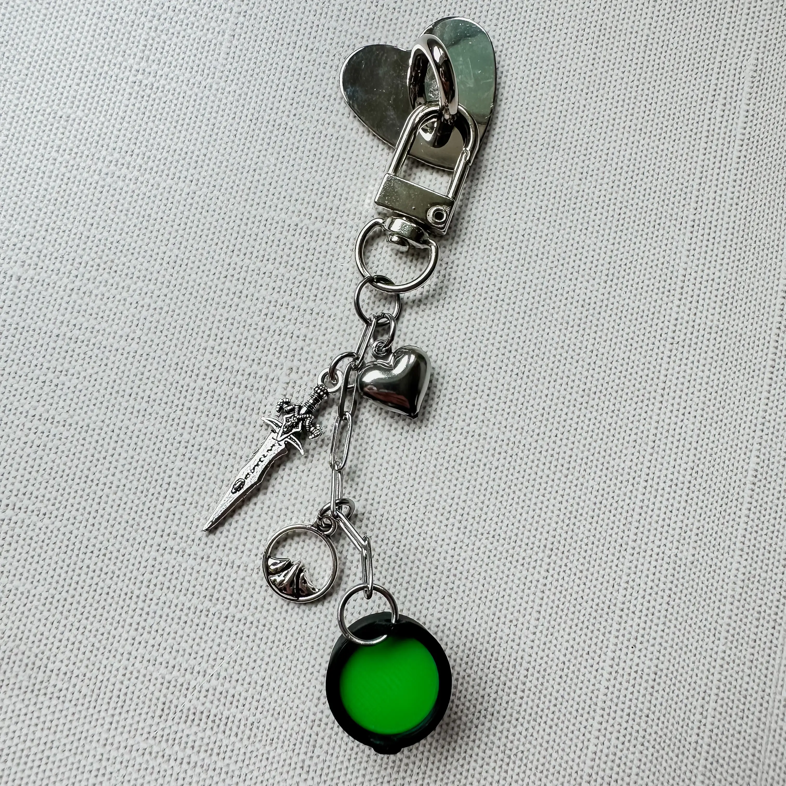 Cauldron Boil Me Mini E-reader Charm - Clip-On Dangling Accessory Chain for Kindle, Tablet, Planner