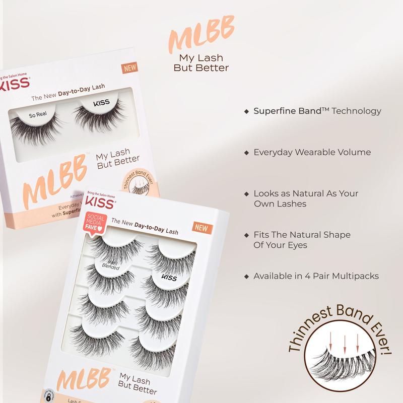 KISS My Lash But Better 4-Pair Multipack - Bare Affair