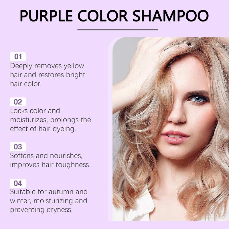 EELHOE Purple Shampoo - Anti-Yellowing Color Lock Formula, Deep Moisturizing  Frizz-Control for Long-Lasting Vibrant Hair Vibrant Hair Color Protector: EELHOE Purple Shampoo, Anti-Yellowing Moisturizing, Locks Dye Strengthens Hair