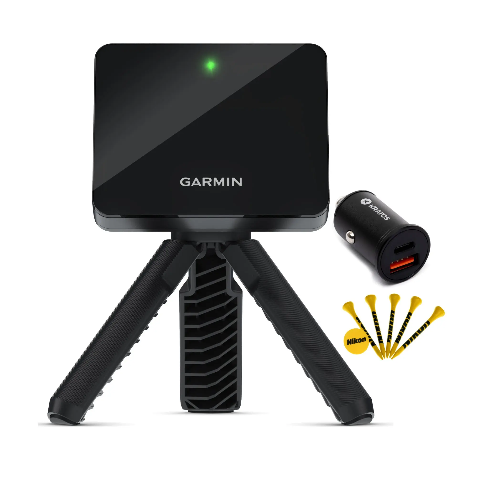Garmin Approach R10 Portable Golf Launch Monitor Bundle with Durable Aluminium Phone Accessories