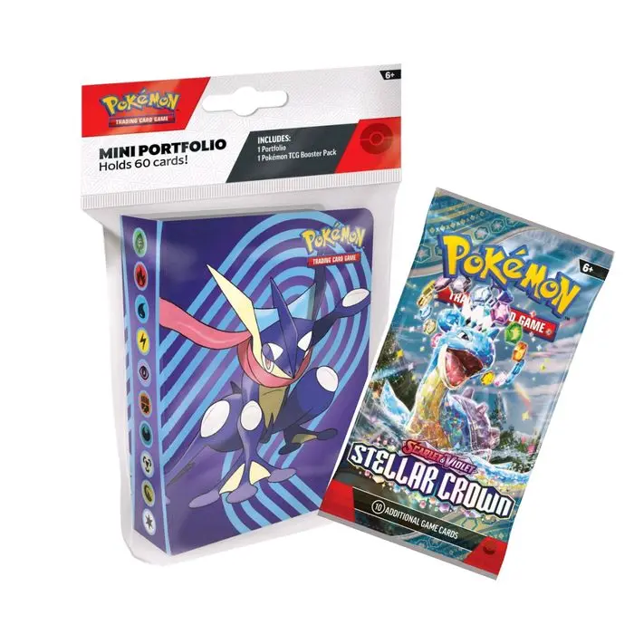 Stellar Crown Booster Pack with Mini Portfolio - TikTok Shop Stellar Crown Booster Pack with Mini Portfolio - TikTok Shop