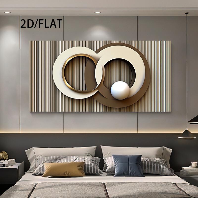 2D Flat 1pc Modern Large Wall Art Canvas Print - Minimalist Abstract Geometric Design Poster Decor, Neutral-Toned Interlocking Circles, Frameless 2D Flat Print, Suitable for Living Room, Bedroom, Office Decor, Indoor/Outdoor Use, Modern Home Decor 2D Flat 1pc Modern Large Wall Art Canvas Print - Minimalist Abstract Geometric Design Poster Decor, Neutral-Toned Interlocking Circles, Frameless 2D Flat Print, Suitable for Living Room, Bedroom, Office Decor, Indoor/Outdoor Use, Modern Home Decor