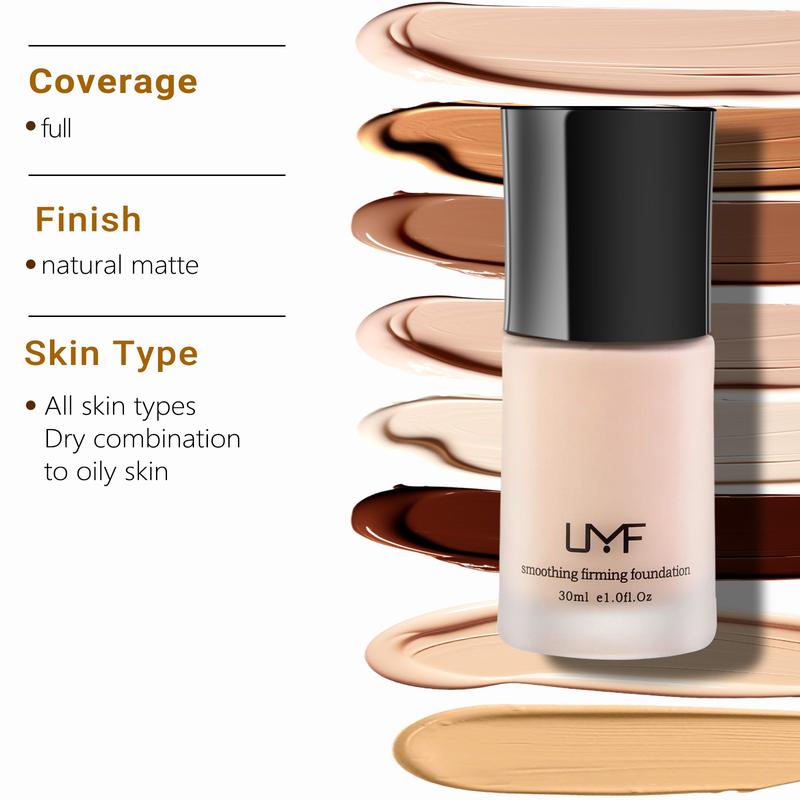 UMF 2-in-1 Foundation Skincare & Pro Coverage, Waterproof & Antioxidant, Long Wear Concealer, Soft Mist Creamy Finish, Liquid Foundation for All Skin Types, Daily Whipped, Pore-Blurring, Sensitive Skin Therapy, 20 Shades for Different Skin Tones UMF 2-in-1 Foundation Skincare & Pro Coverage, Waterproof & Antioxidant, Long Wear Concealer, Soft Mist Creamy Finish, Liquid Foundation for All Skin Types, Daily Whipped, Pore-Blurring, Sensitive Skin Therapy, 20 Shades for Different Skin Tones