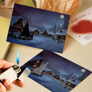 Heat Sensitive Color Changing Postcard Heat Sensitive Color Changing Postcard