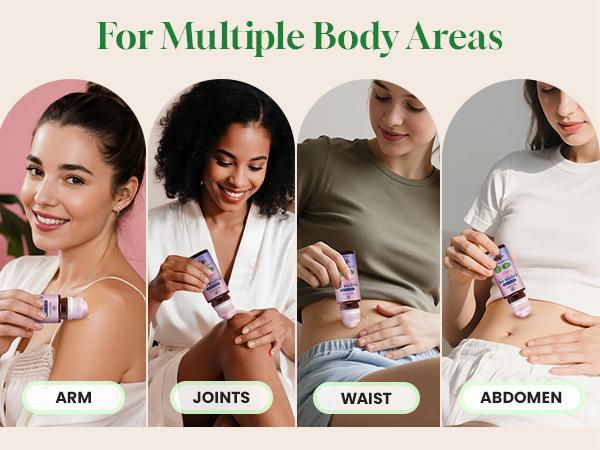 Castor Oil Roll-On with Rose Quartz | 100% Pure for Skin, Brows & Lashes and less mess Castor Oil Packs | deeply hydrate and richly nourish skin | improve the look of fine lines and wrinkles