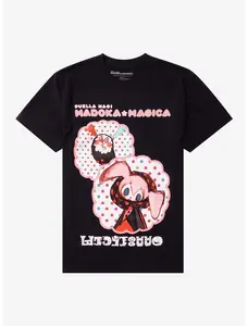 Puella Magi Madoka Magica Charlotte Forms Graphic Tee T-Shirt, Trending Anime Streetwear Unisex Essential Gift for Fans with Minimalist Design