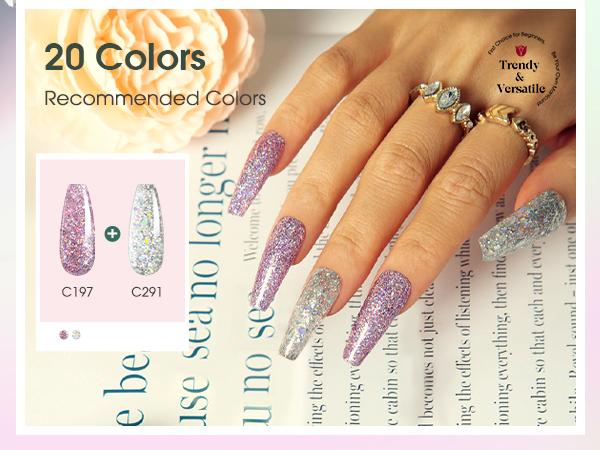 ROSALIND 23Pcs Mini Gel Nail Polish Set - 20Colors Trendy Bright Gel Polish with Base Coat Glitter Glossy Matte Top Coat for All Seasons Beauty Nail Supplies Girl Cute Gifts Requires UV ROSALIND 23Pcs Mini Gel Nail Polish Set - 20Colors Trendy Bright Gel Polish with Base Coat Glitter Glossy Matte Top Coat for All Seasons Beauty Nail Supplies Girl Cute Gifts Requires UV