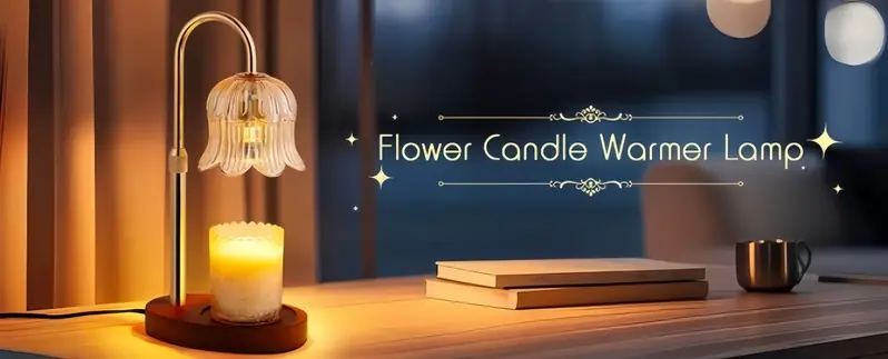 Modern Candle Warmer Lamp with Timer and Brightness Control