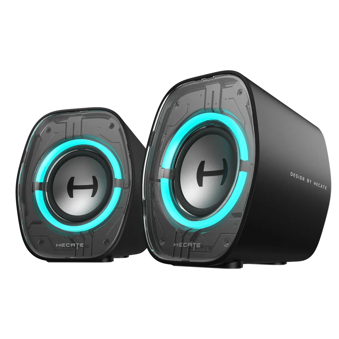 G1000 II Desktop Computer Speakers for Gaming | HECATE by EDIFIER | 2.5" Full-Range Driver | Enhanced Bass | Bluetooth 5.4 | USB-C | AUX | 9 Dynamic RGB Lighting Modes for PC