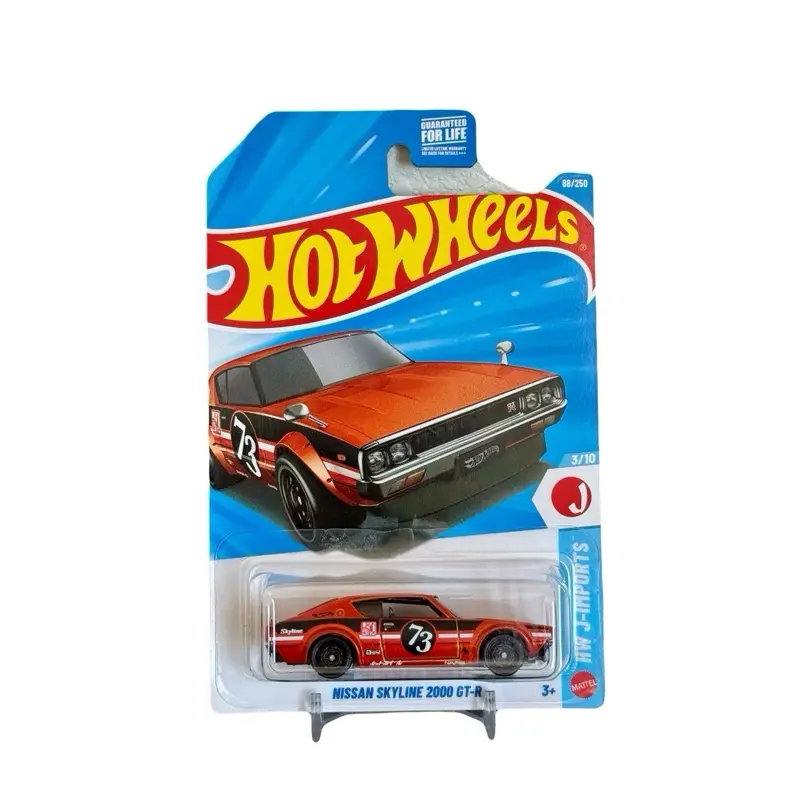 New Hot Wheels Nissan Skyline 2000 GT-R HW J-Imports 1:64 Scale Collectible Model Car - Die Cast Racing Car Model for Enthusiasts