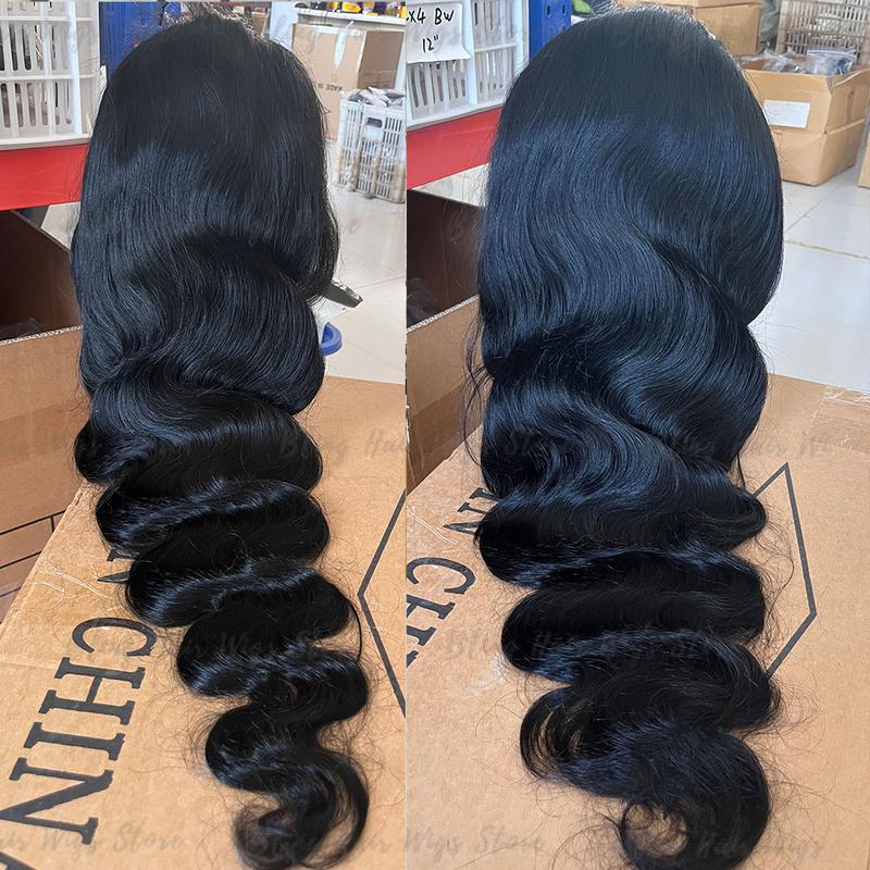 Bling Hair 12-36inch Body Wave 13x6 Lace Frontal Human Wig Hair 13x4 PrePlucked Transparent Lace Frontal Wig Brazilian Hair Wigs For Women with Baby Hair TikTokShopHolidayHaul