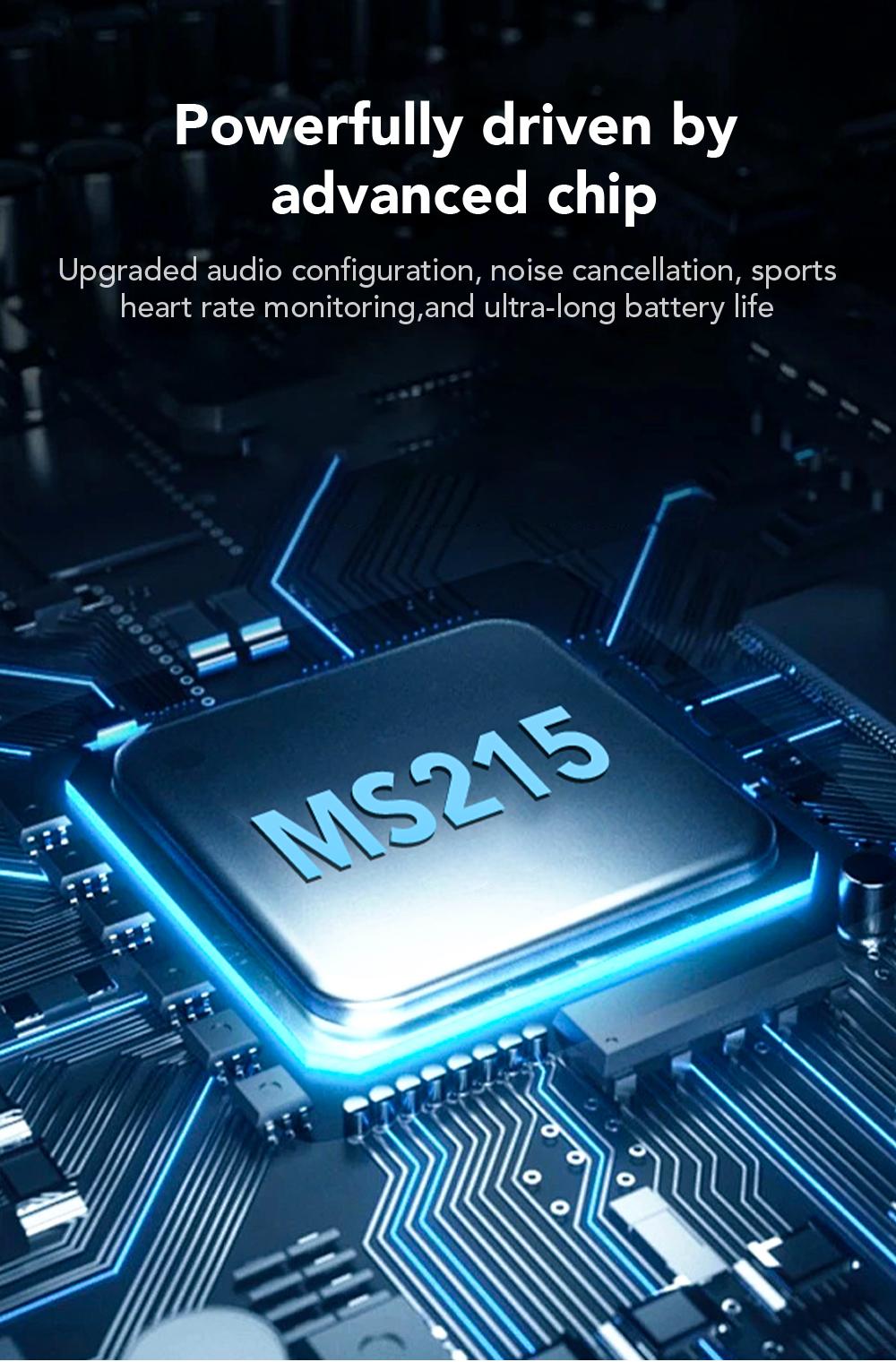 MINISO MS215 Wireless Bluetooth 6.0 In-Ear Headphones Open-Type Design High-Fidelity Sound Low Latency Comfortable Fit Ideal for Daily Use and Gifting