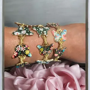Colorful Butterfly Bangle