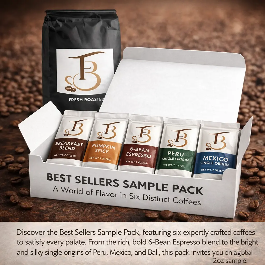 Best Sellers Sample Pack – A World of Flavor in Six Distinct Coffees