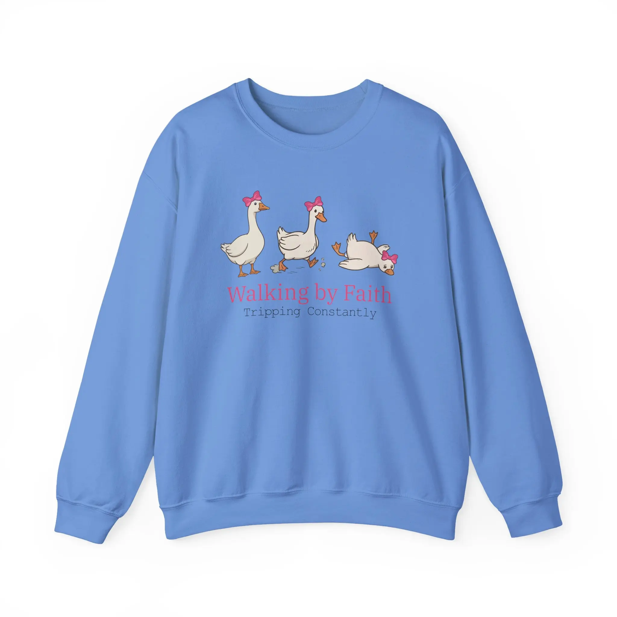 Walking by Faith ducks Crewneck Sweatshirt