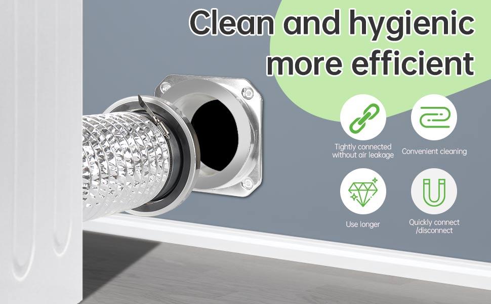 Upgrade Stainless Steel Magnetic Dryer Vent Coupling Kit DV180 with Quick Connect & Airtight Seal Dryer Vent Hose, Magnetic Dryer Vent Coupling Kit #Summervibes #TikTokShopDealsforYouDays Upgrade Stainless Steel Magnetic Dryer Vent Coupling Kit DV180 with Quick Connect & Airtight Seal Dryer Vent Hose, Magnetic Dryer Vent Coupling Kit #Summervibes #TikTokShopDealsforYouDays