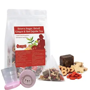 Herbal Tea for Women with Red Dates & Goji Berry Longan Double Petaled Red Rose Ancient Handcrafted Menstrual Relief Period Care Warming Herbal Infusion Individually Packaged Hormone Balance Postpartum Recovery Lactation