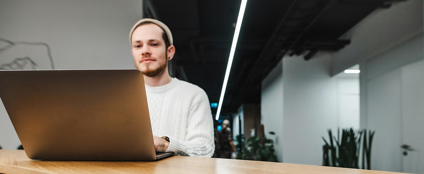 HOBIBEAR Men's Low Top Casual Shoes Lace-Up Lightweight Retro Style Sneakers